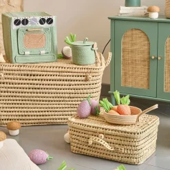 Déco carotte en corde orange et vert - P'tit légume