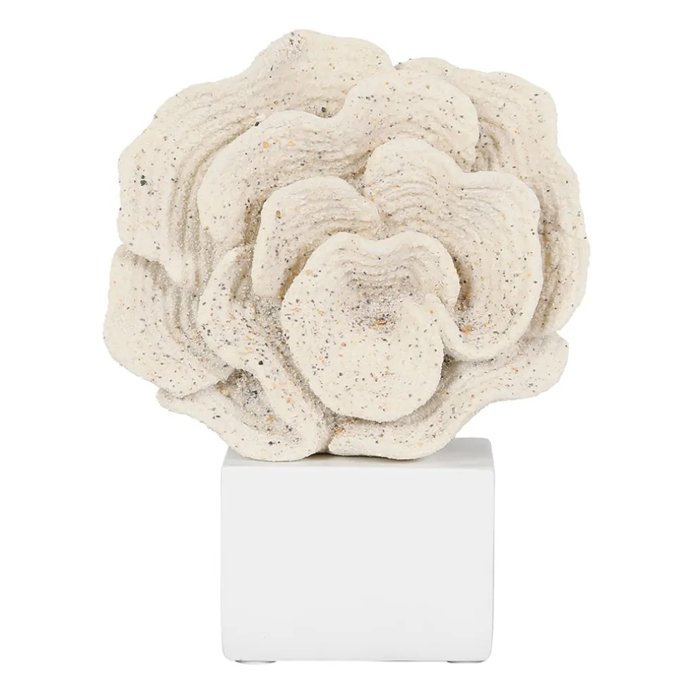 Déco corail sable h22,5cm - Ostrea