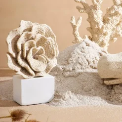 Déco corail sable h22,5cm - Ostrea