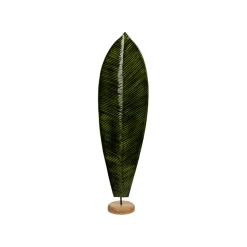 Déco feuille de bananier en manguier vert h62cm - Sanaga