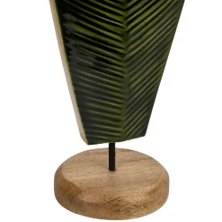 Déco feuille de bananier en manguier vert h62cm - Sanaga