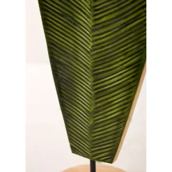 Déco feuille de bananier en manguier vert h62cm - Sanaga