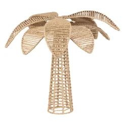 Déco grand palmier en corde et fer naturel h45cm - Palma