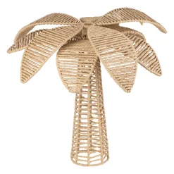 Déco grand palmier en corde et fer naturel h45cm - Palma