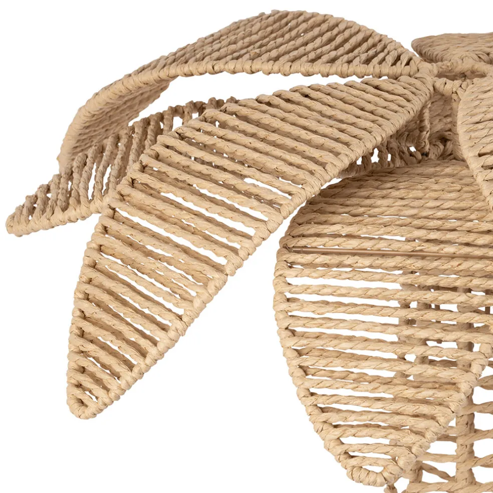 Déco grand palmier en corde et fer naturel h45cm - Palma