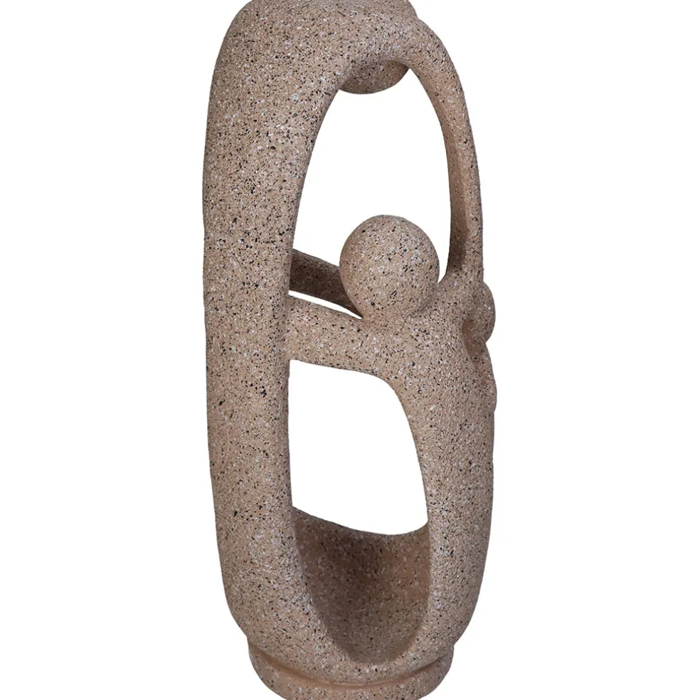 Déco homme beige h30cm