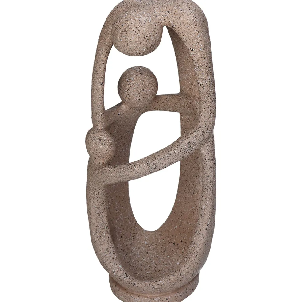 Déco homme beige h30cm