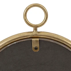 Déco murale médaillon en fer (x3) fleurs séchées