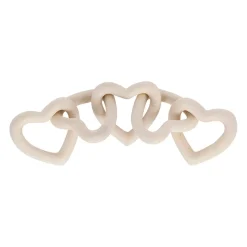 Décoration cœur en paulownia naturel - Boende