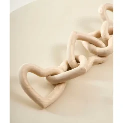 Décoration cœur en paulownia naturel - Boende