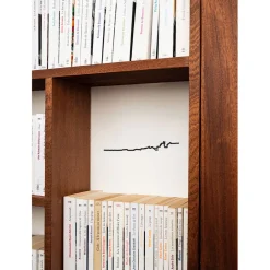 Décoration murale ligne biarritz 50cm noir