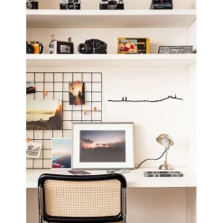 Décoration murale ligne lyon 50cm noir