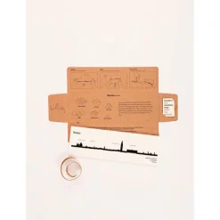 Décoration murale ligne venise 50cm noir