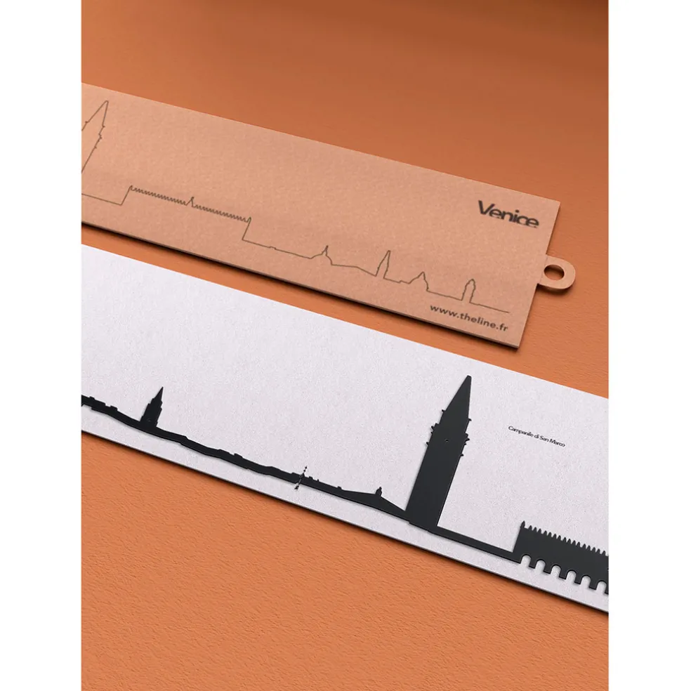 Décoration murale ligne venise 50cm noir