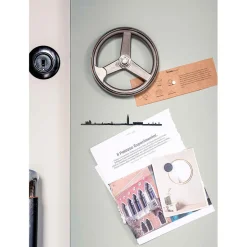 Décoration murale ligne venise 50cm noir