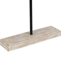 Décoration poisson en manguier et fer blanchi - Amarres