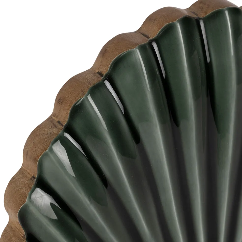 Décoration Saint-Jacques en manguier et fer émeraude - Amarres