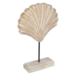 Décoration Saint-Jacques sur pied en manguier et fer blanchi - Amarres