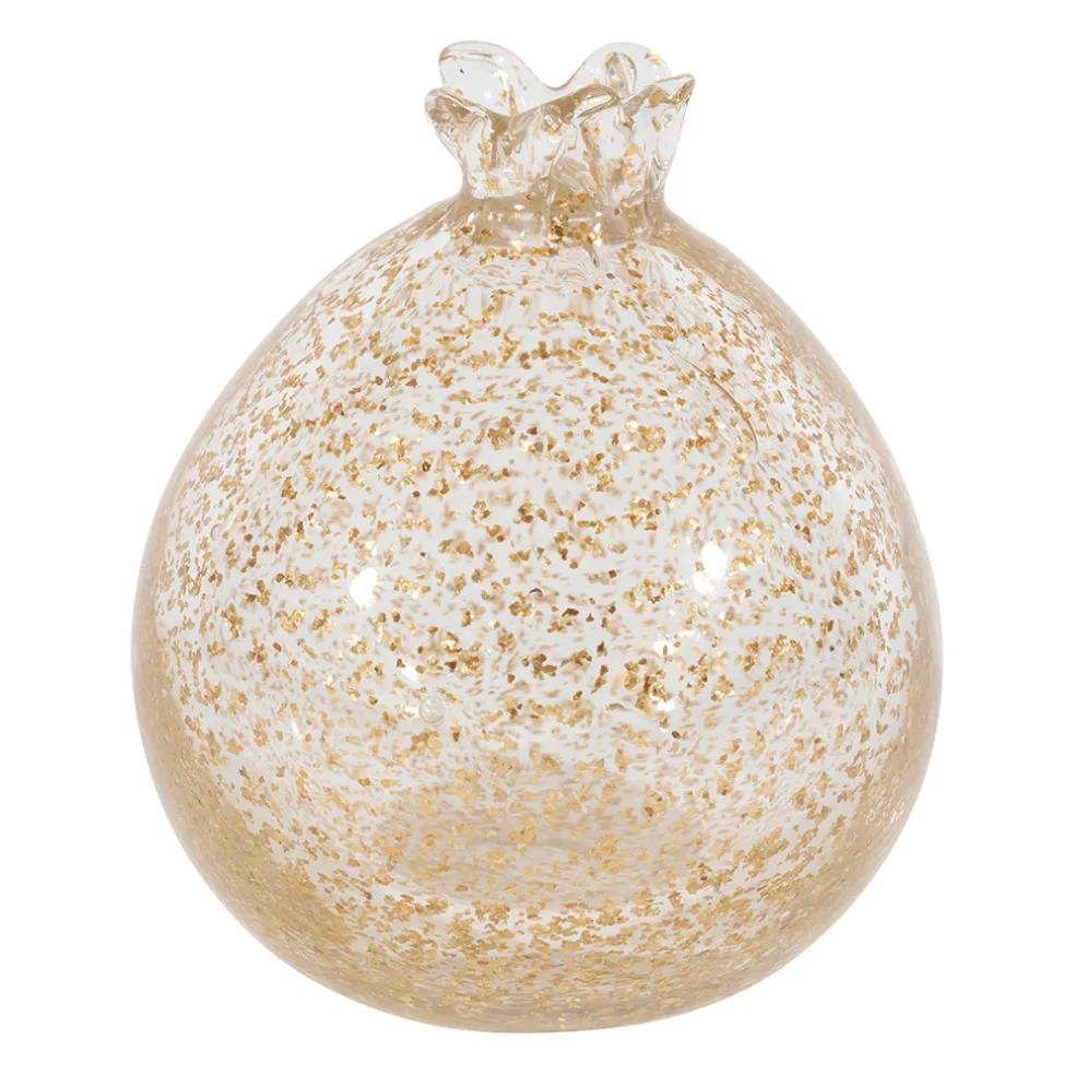 Deco grenade en verre doré - Grenadier