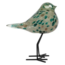 Deco moineau emeraude et doré - Serin