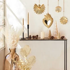 Deco murale demi-œil en laiton doré - Tropic Étoile