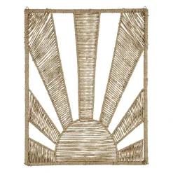 Deco murale soleil couchant jute naturel - Floraly