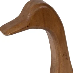Deco oie en bois naturel et noir - Campagne