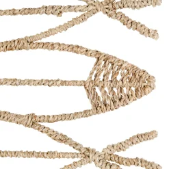 Deco poisson borneo naturel 32x23cm