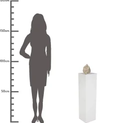 Decoration femme polyresine beige d14.5xh16.5cm