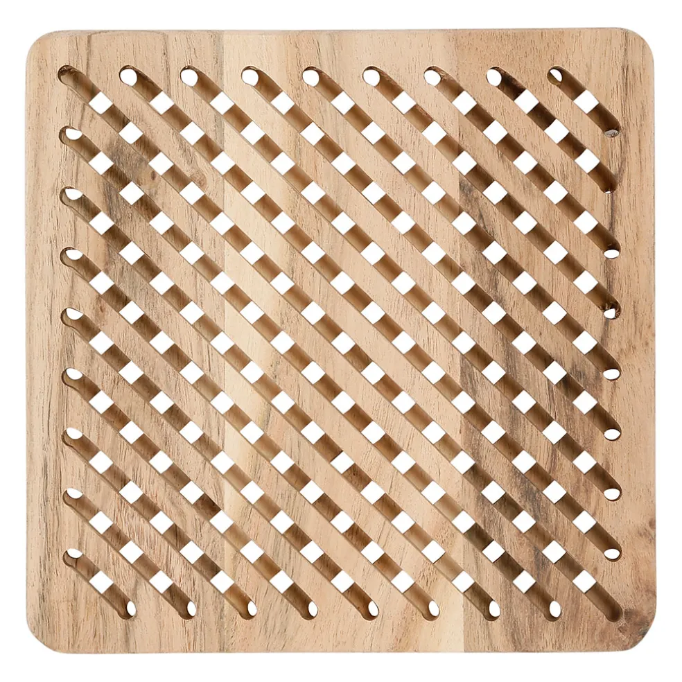 Dessous de plat carré bois natutel - dalbert