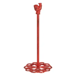 Devidoir essuie-tout en fer rouge - campagne