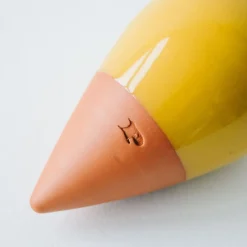 Diffuseur d'eau en argile jaune moutarde 25cl - Olla