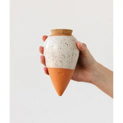 Diffuseur d'eau en argile blanc graine 25cl - Olla