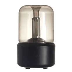 Diffuseur d'huiles essentielles verre fumé h19cm