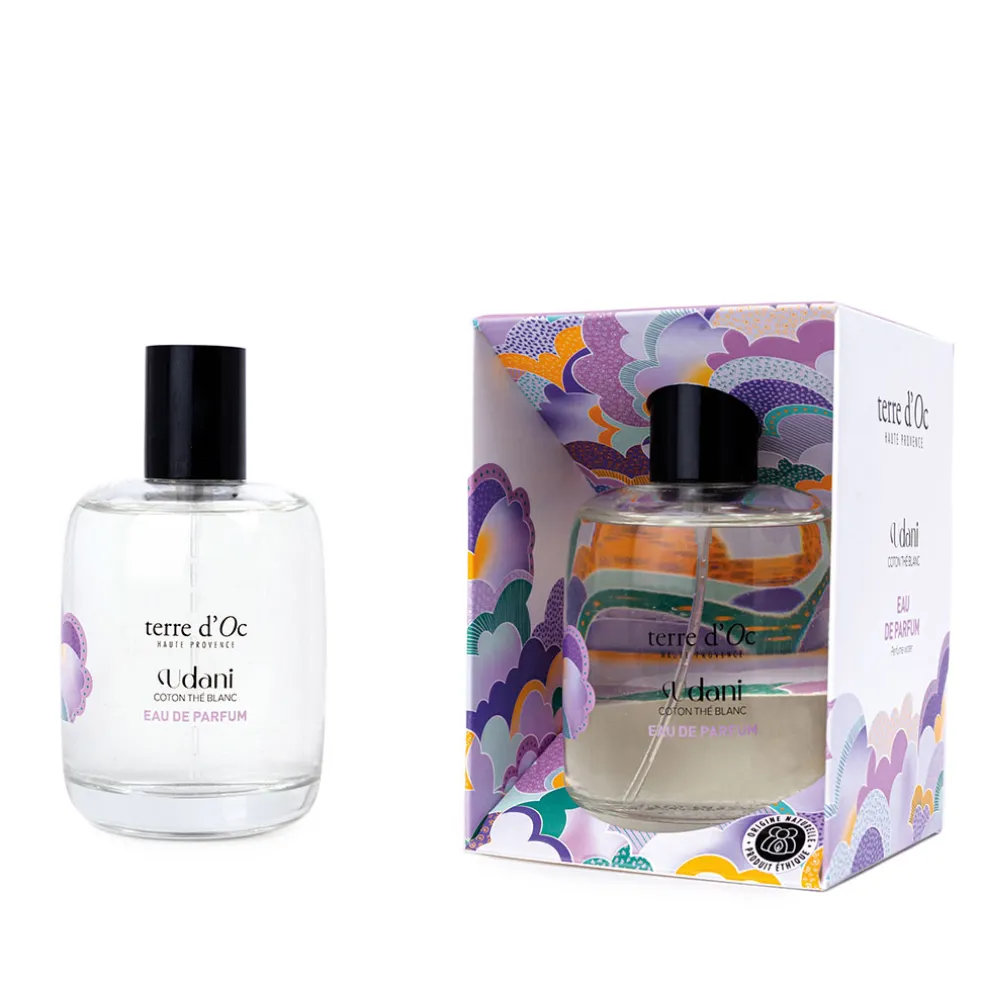 Eau parfum bio coton thé blanc 100ml - Udani
