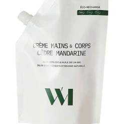 Eco recharge crème mains & corps cèdre mandarine 500ml
