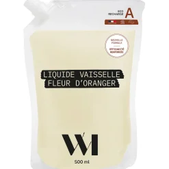 Eco-recharge iquide vaisselle fleur d'oranger 500ml