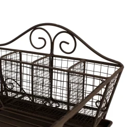 Egouttoir 4 casiers en fer - campagne