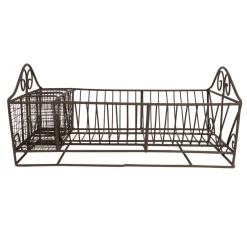 Egouttoir 4 casiers en fer - campagne