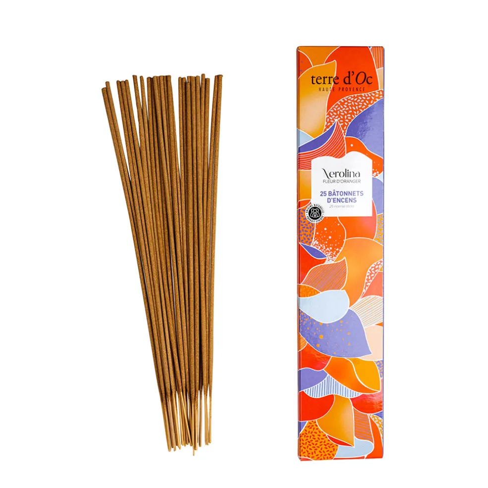 Encens parfumes fleur d'oranger nerolina x25 batonnets