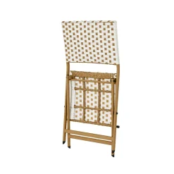 Ensemble table et chaises de jardin en résine naturelle - Bellano