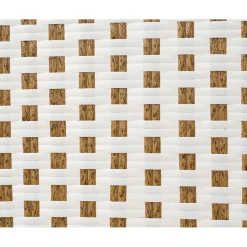 Ensemble table et chaises de jardin en résine naturelle - Bellano