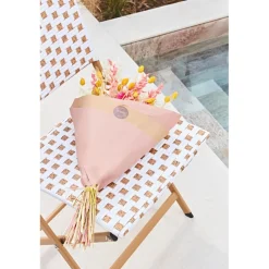 Ensemble table et chaises de jardin en résine naturelle - Bellano