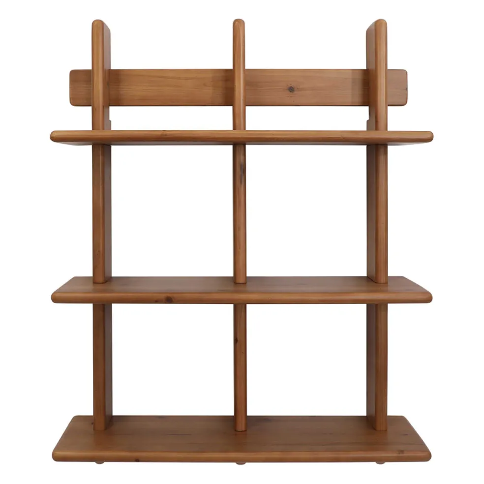 Etagère murale 3 niveaux en sapin naturel H78cm - Tradition