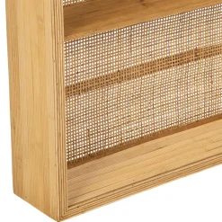 Etagère murale 3 niveaux en rotin naturel H91cm - Essencia