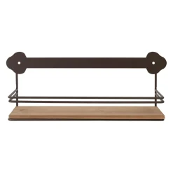 Etagère murale en fer brun - Maison De Famille