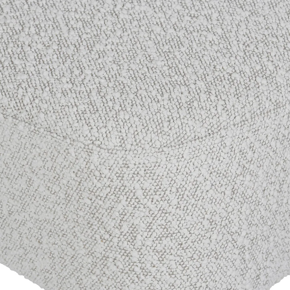 Fauteuil bouclette blanc - Eleonor