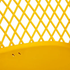 Fauteuil de jardin jaune en plastique malaga