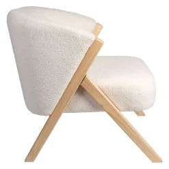 Fauteuil en tissu blanc - Elément
