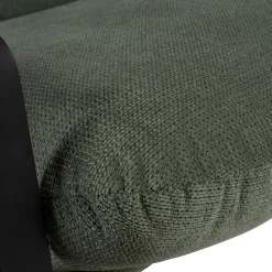 Fauteuil en tissu kaki et fer noir - Torsten